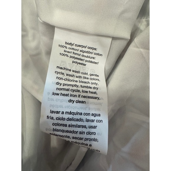 NWT Nautica Jeans Plaid Maxi Dress Smocked Bodice Tiered Spaghetti Strap L - Picture 8 of 12